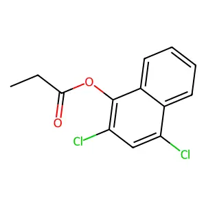(2,4-Dichloronaphthalen-1-yl) propanoate structure