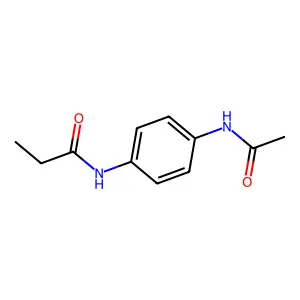 N-Acetyl-n'-propionyl-1,4-phenylenediamine structure