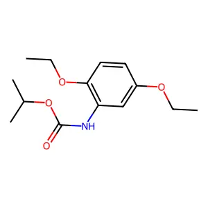 propan-2-yl N-(2,5-diethoxyphenyl)carbamate structure