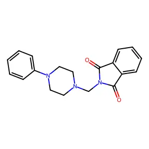 2-(4-Phenyl-piperazin-1-ylmethyl)-isoindole-1,3-dione structure