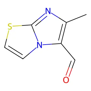 6-Methylimidazo[2,1-b][1,3]thiazole-5-carbaldehyde structure