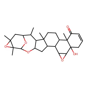 (1R,2S,3R,4S,7S,8R,13R,14R,16R,17S,18S,20S,22R,23S,25S)-13-hydroxy-2,4,8,23,25-pentamethyl-15,21,24,27-tetraoxaoctacyclo[20.4.1.03,20.04,18.07,17.08,13.014,16.023,25]heptacos-10-en-9-one structure