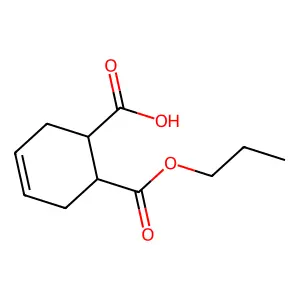 6-Propoxycarbonylcyclohex-3-ene-1-carboxylic acid structure