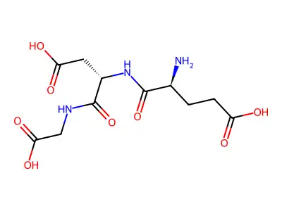 Glutamyl-aspartyl-glycine structure