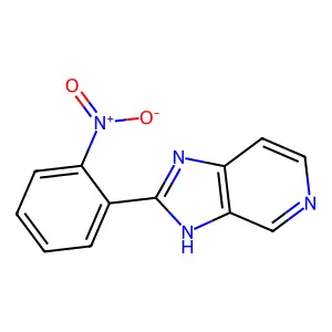 2-(2-Nitrophenyl)-1H-imidazo(4,5-c)pyridine structure