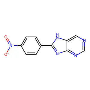 1H-Purine, 8-(4-nitrophenyl)- structure