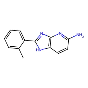 1H-Imidazo(4,5-b)pyridin-5-amine, 2-(2-methylphenyl)- structure