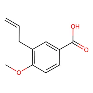 3-Allyl-4-methoxybenzoic acid structure