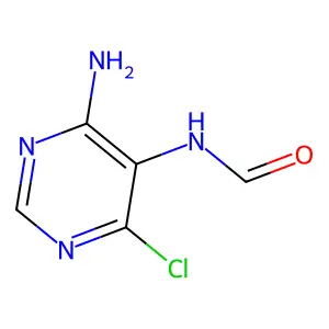 N-(4-Amino-6-chloropyrimidin-5-yl)formamide structure