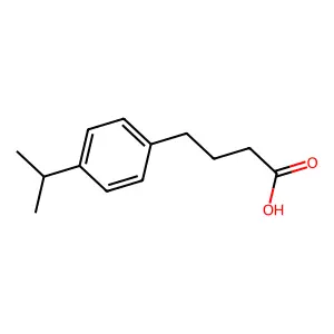 4-(4-Isopropylphenyl)butanoic acid structure