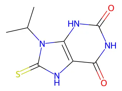 9-Propan-2-yl-8-sulfanylidene-3,7-dihydropurine-2,6-dione structure