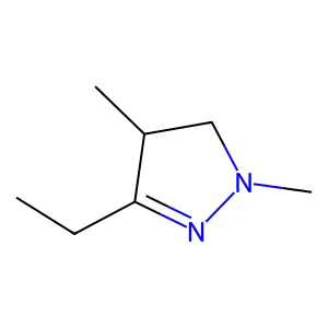 1H-Pyrazole, 3-ethyl-4,5-dihydro-1,4-dimethyl- structure