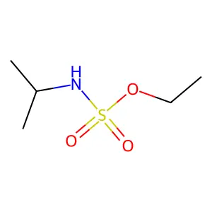 Sulfamic acid, (1-methylethyl)-, ethyl ester structure
