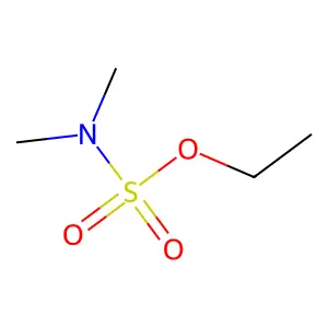 Ethyl-N,N-dimethylaminosulfonate structure