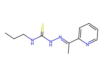2-Acetylpyridine-4n-propylthiosemicarbazone structure
