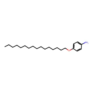 p-Hexadecyloxyaniline structure