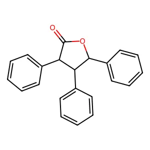 3,4,5-Triphenyloxolan-2-one structure