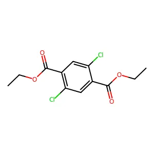 Diethyl 2,5-dichloroterephthalate structure