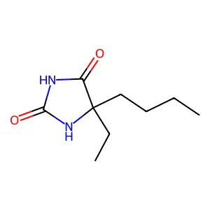 5-Butyl-5-ethylimidazolidine-2,4-dione structure