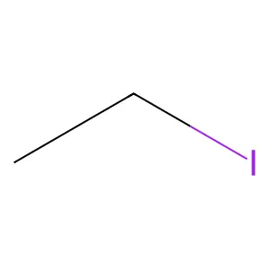 碘乙烷 structure