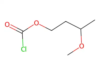 3-Methoxybutyl carbonochloridate structure