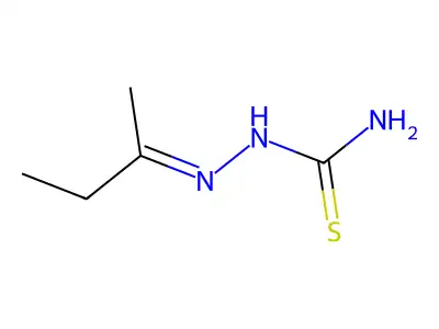 Semicarbazide, 1-(2-butylidene)-3-thio- structure