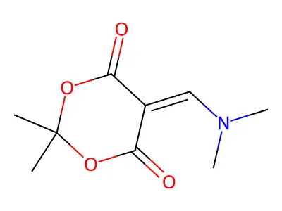 5-(Dimethylaminomethylene)-2,2-dimethyl-1,3-dioxane-4,6-dione structure
