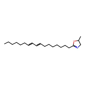 2-Oxazoline, 2-(8,10-heptadecadienyl)-5-methyl- structure