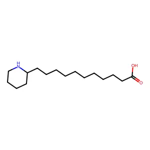 2-Piperidineundecanoic acid structure