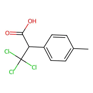3,3,3-三氯-2-(4-甲基苯基)丙酸 structure