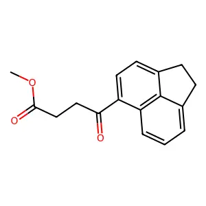 Methyl 4-(1,2-dihydroacenaphthylen-5-yl)-4-oxobutanoate structure