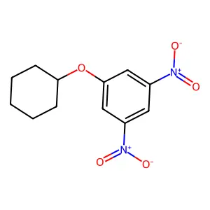 环己基-2,4-二硝基苯基醚 structure