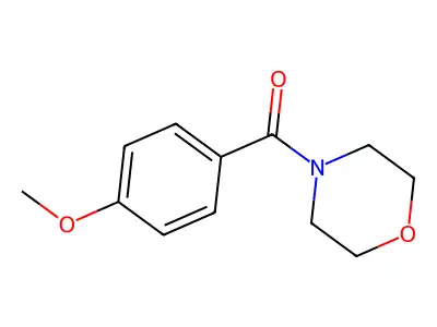 4-(4-Methoxybenzoyl)morpholine structure