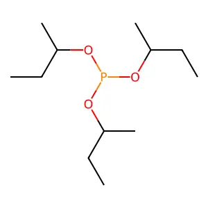 Tributan-2-yl phosphite structure