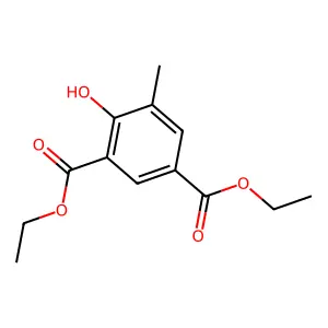 Diethyl 4-hydroxy-5-methylisophthalate structure
