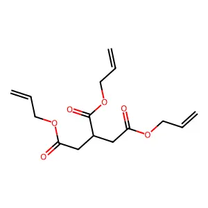 Triprop-2-en-1-yl propane-1,2,3-tricarboxylate structure