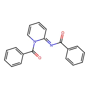 N-(1-benzoylpyridin-2-ylidene)benzamide structure