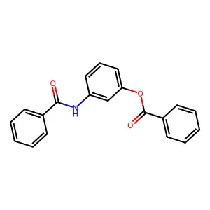 (3-Benzamidophenyl) benzoate structure