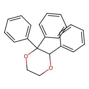 2,2,3-Triphenyl-1,4-dioxane structure