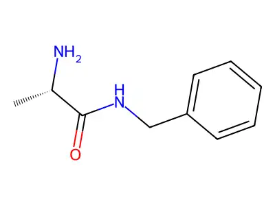 2-amino-N-benzylpropanamide structure