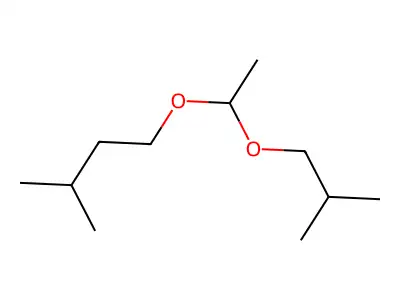 3-Methyl-1-(1-(2-methylpropoxy)ethoxy)butane structure