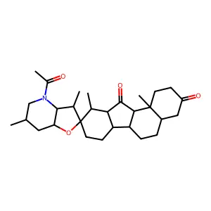 N-Acetyl tetrahydrojervone structure