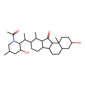 IMINOJERVAN-11-ONE,23-DIHYDROXY, 22,26- structure
