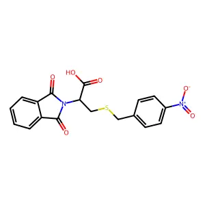 10-Methoxy-2-(2-(1-piperidinyl)ethyl)-7H-pyrido(4,3-c)carbazolium structure