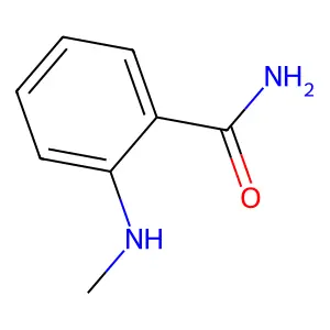2-(甲氨基)苯甲酰胺 structure
