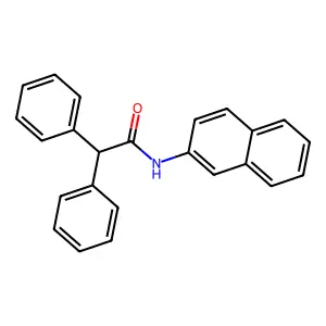 N-萘-2-基-2,2-二苯基乙酰胺 structure