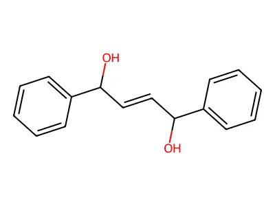 2-Butene, 1,4-diol-1,4-diphenyl structure