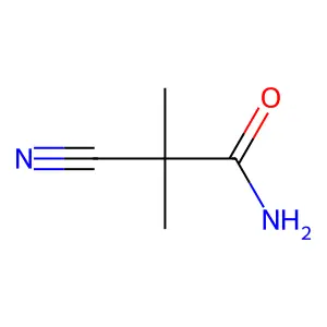 2-Cyano-2,2-dimethylacetamide structure