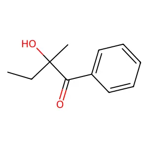 2-Hydroxy-2-methyl-1-phenylbutan-1-one structure