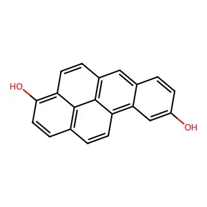 Benzo(a)pyrene-3,9-diol structure